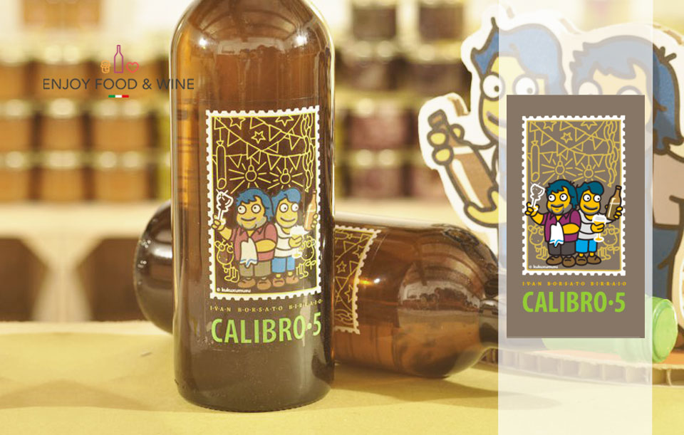 Bottiglia di birra Calibro 5 di Casa Veccia del Micro Birrificio di Ivan Borsato Birraio - EFW