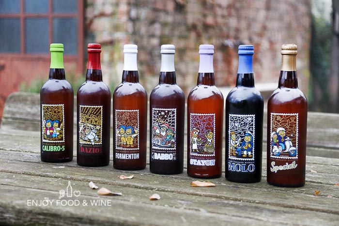 Bottiglie di Birra Special e Birra Molo varie del micro birrificio Casa Veccia di Ivan Borsato Birraio