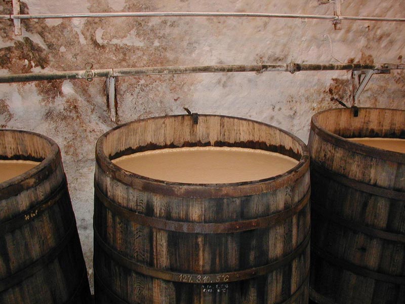 Fermentazione della birra - Botti di Legno - EFw
