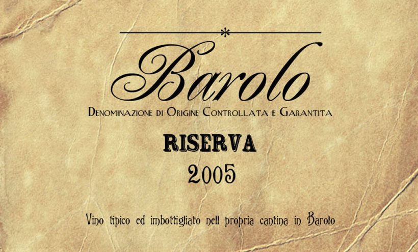 Barolo etichetta | Enjoy Food & Wine